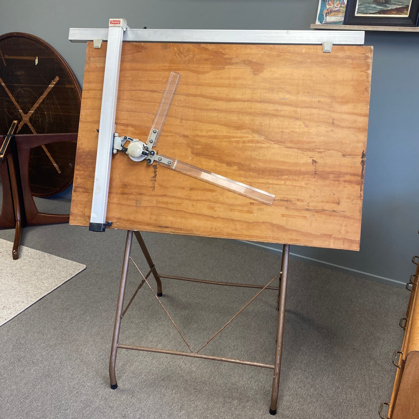 Vintage Tecnostyle 628 Draftsman's Table