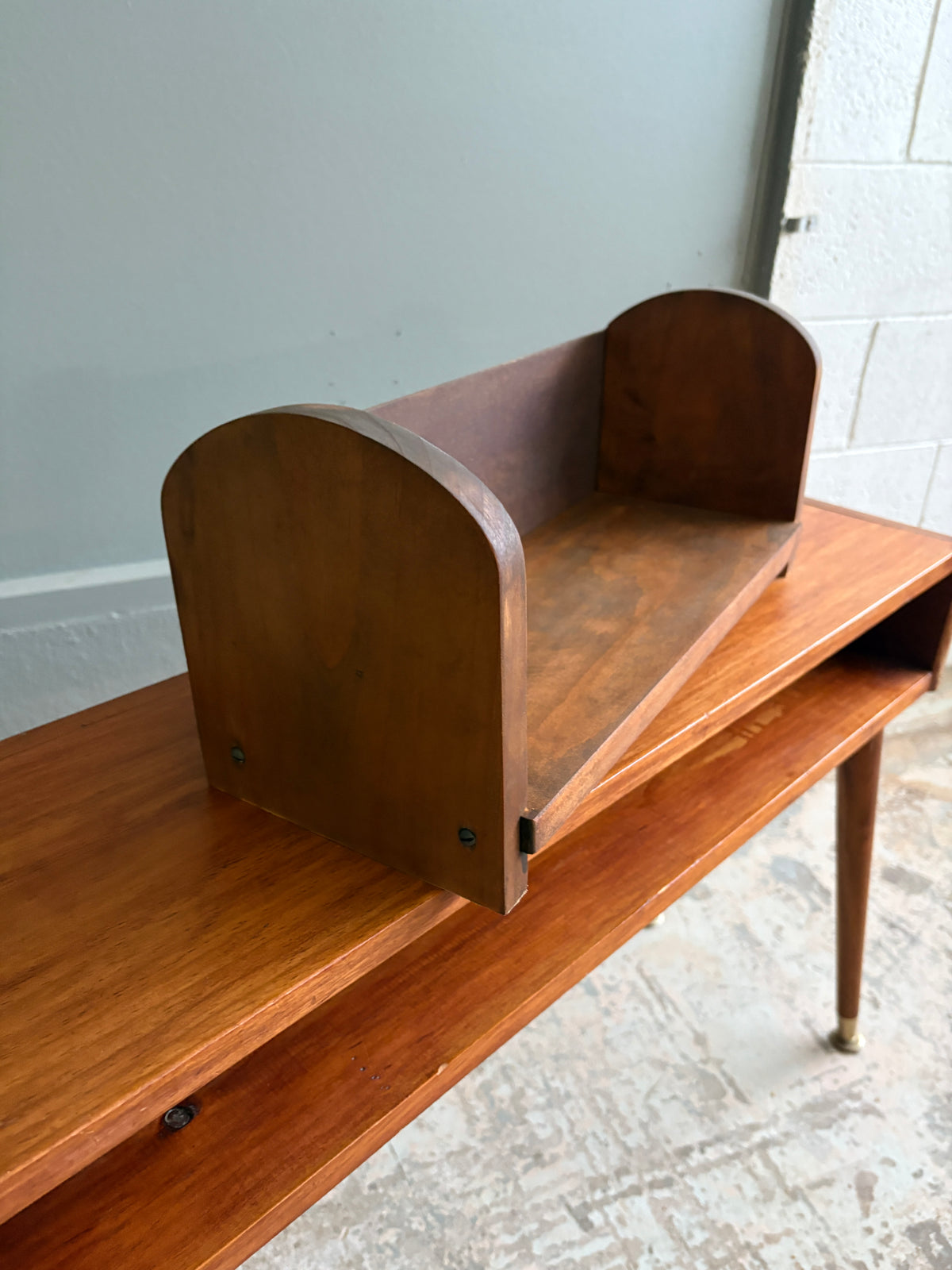 Vintage Timber Book Trough