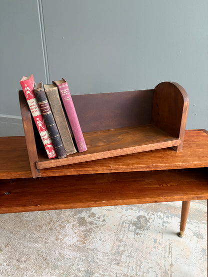 Vintage Timber Book Trough