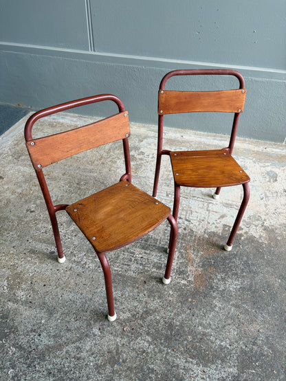 Vintage Tubular Kids Chairs (Pair)