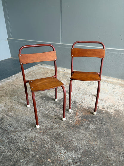 Vintage Tubular Kids Chairs (Pair)