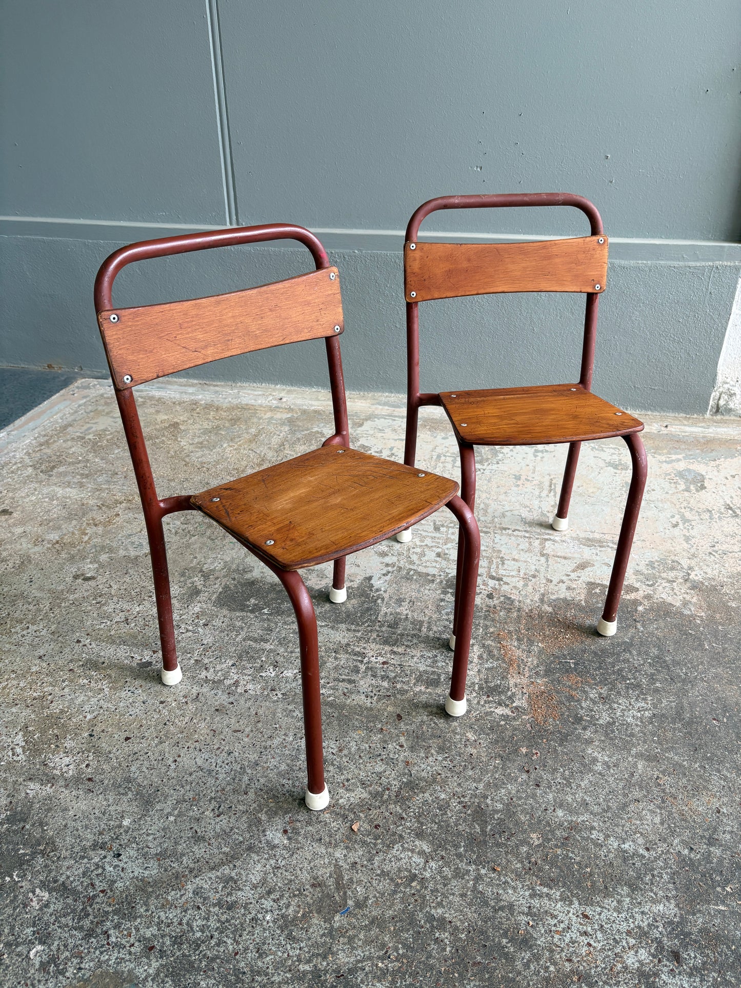 Vintage Tubular Kids Chairs (Pair)