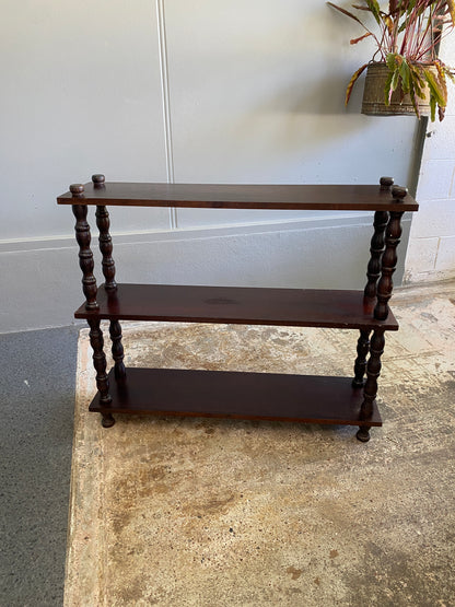 Vintage Turned Bookcase/Plant Stand