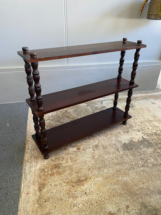 Vintage Turned Bookcase/Plant Stand