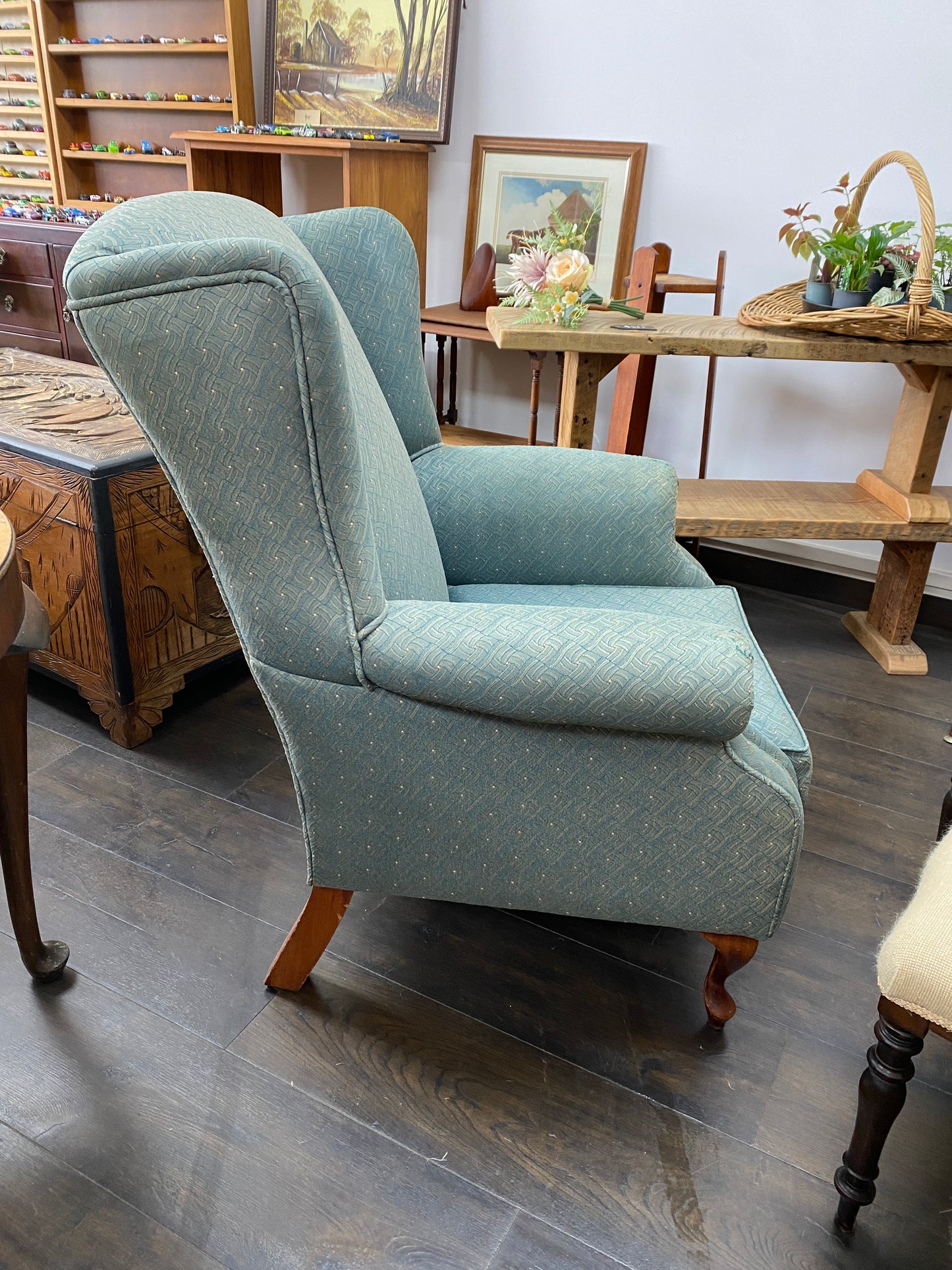 Vintage Wingback Reading Chair