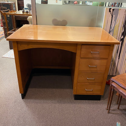 Vintage Wooden Teachers Desk