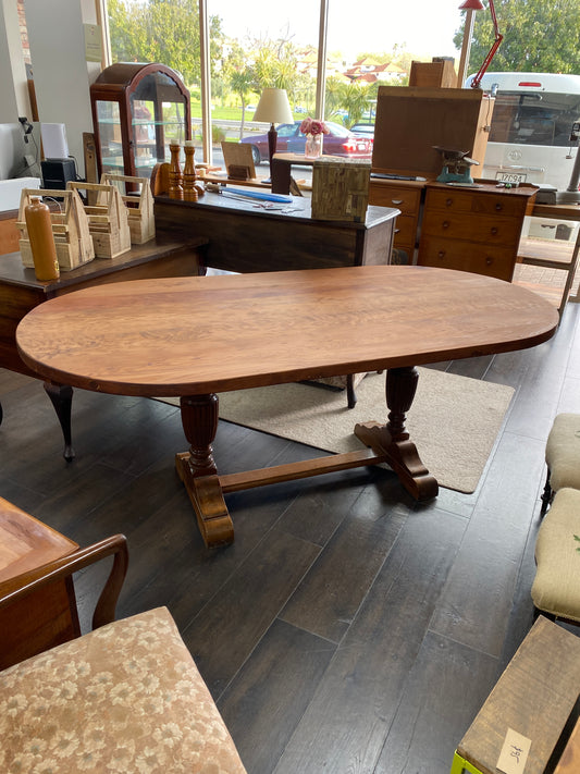 Vintage Cedar & Oak 6-8 Seat Dining Table