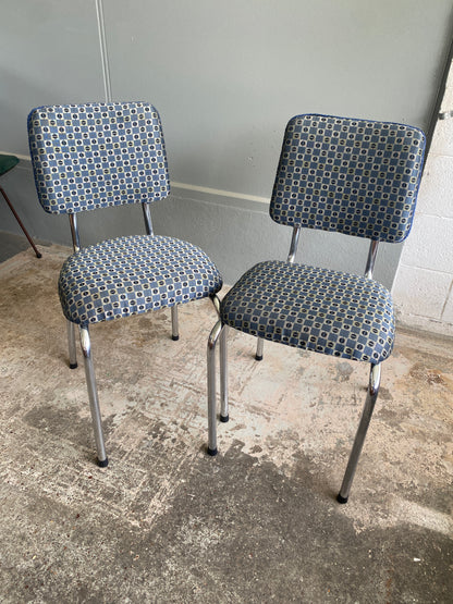 Vintage 'Grafton' Tubular Steel Chairs (Pair)