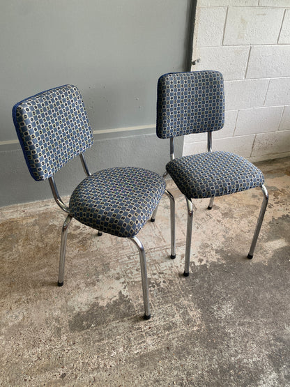 Vintage 'Grafton' Tubular Steel Chairs (Pair)