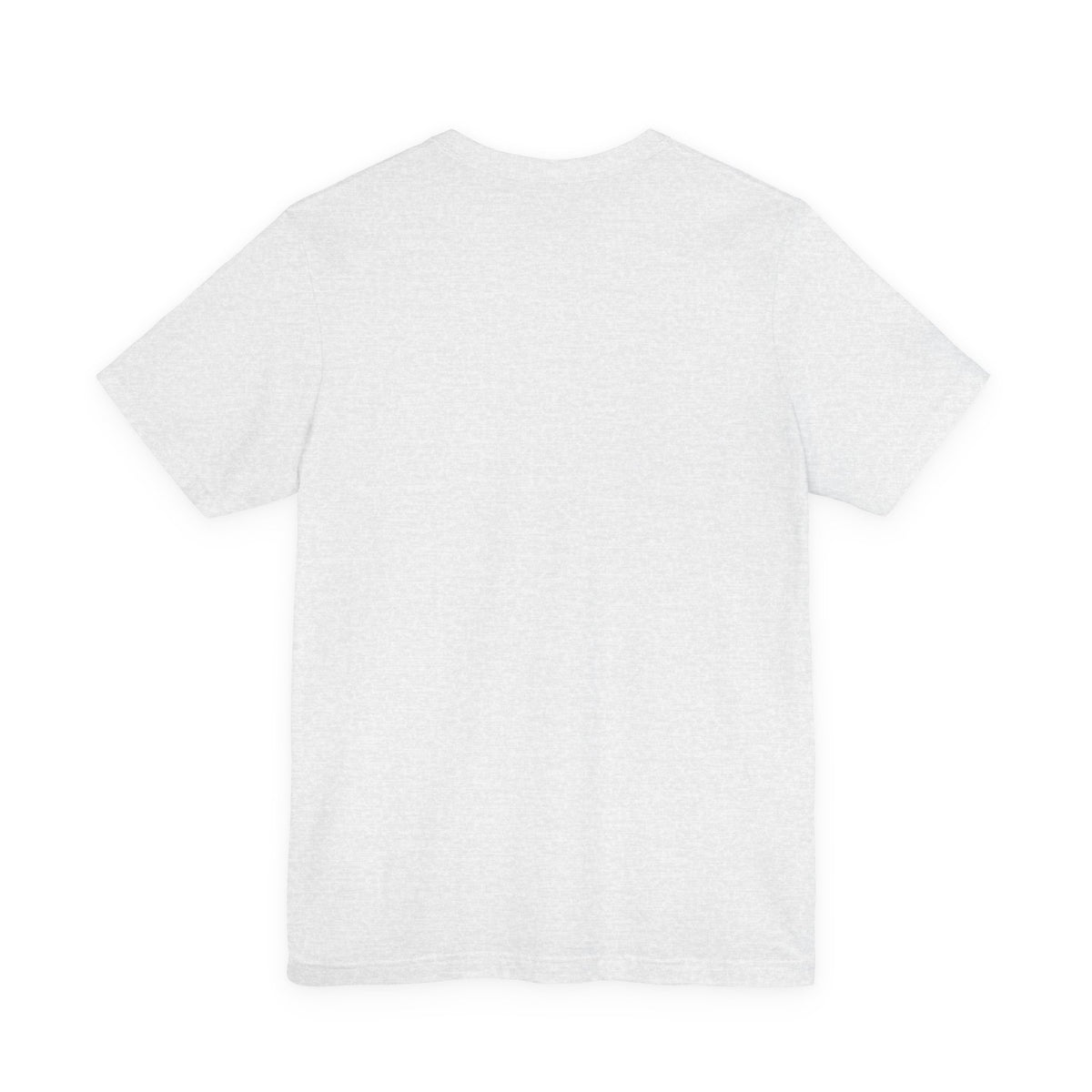 Born To Strip Forced To Sand funny restorer tee in Ash, back view