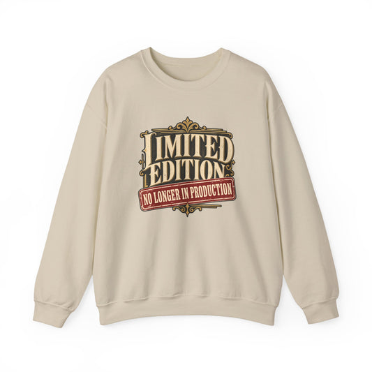Limited Edition Crewneck Sweatshirt in Sand, front view