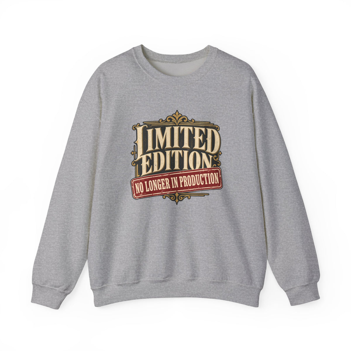 Limited Edition Crewneck Sweatshirt in Sport Grey, front view