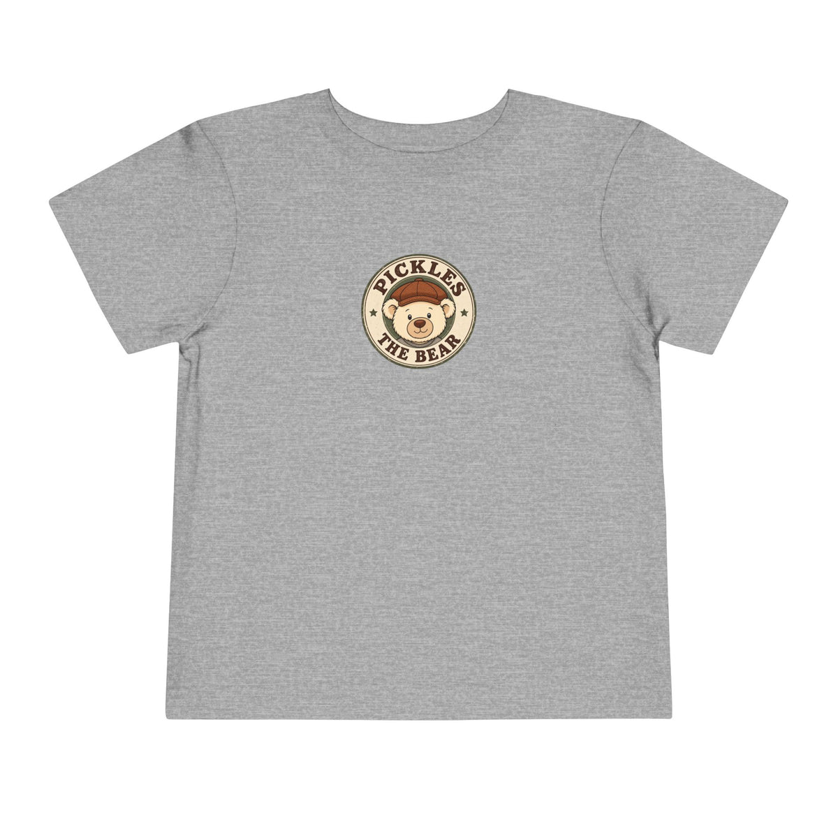 Original Pickles toddler tee in Athletic Heather, front view