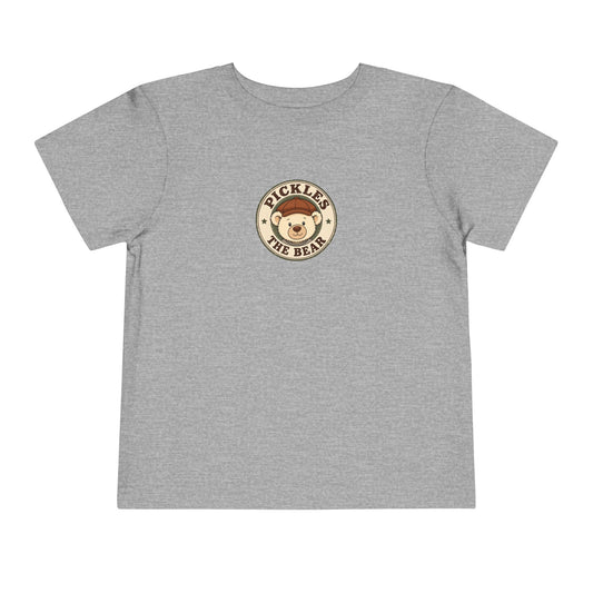 Original Pickles toddler tee in Athletic Heather, front view