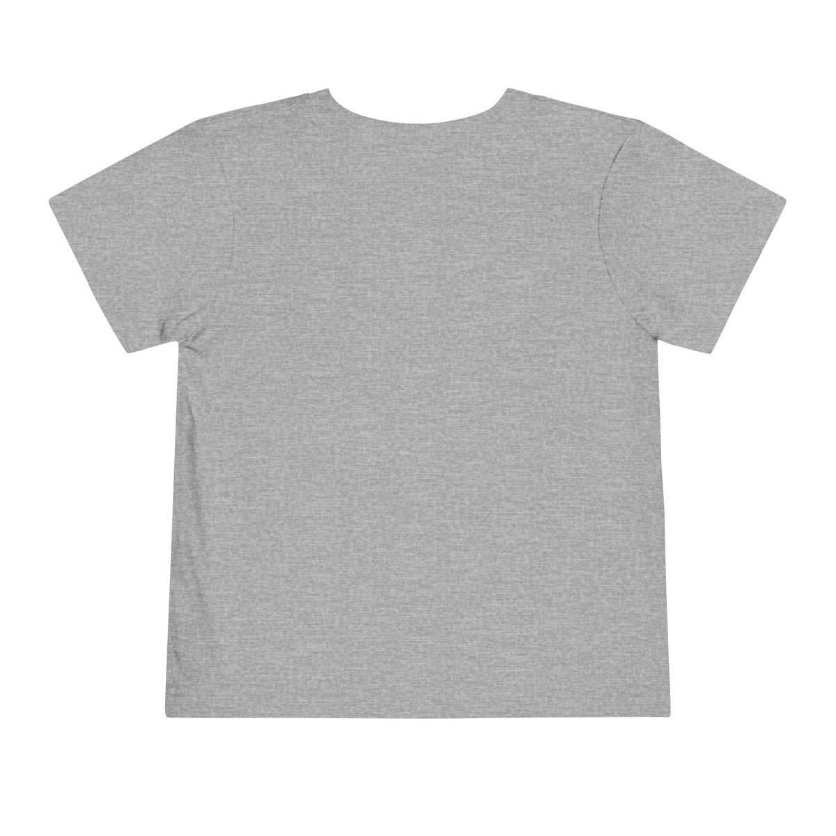 Splash Pickles toddler tee in Athletic Heather, back view